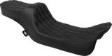 DRAG SPECIALTIES Predator III Seat - Extended Reach - Smooth - FLH/FLT '08-'24 4687A