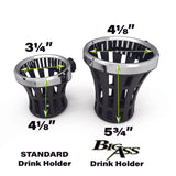 CIRO Drink Holder - Gen 2 - Big Ass® - Chrome - Chrome 7/8"/1" Handlebar Mount 55812