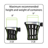 CIRO Drink Holder - Gen 2 - Big Ass® - Chrome - Chrome Perch Mount 55810