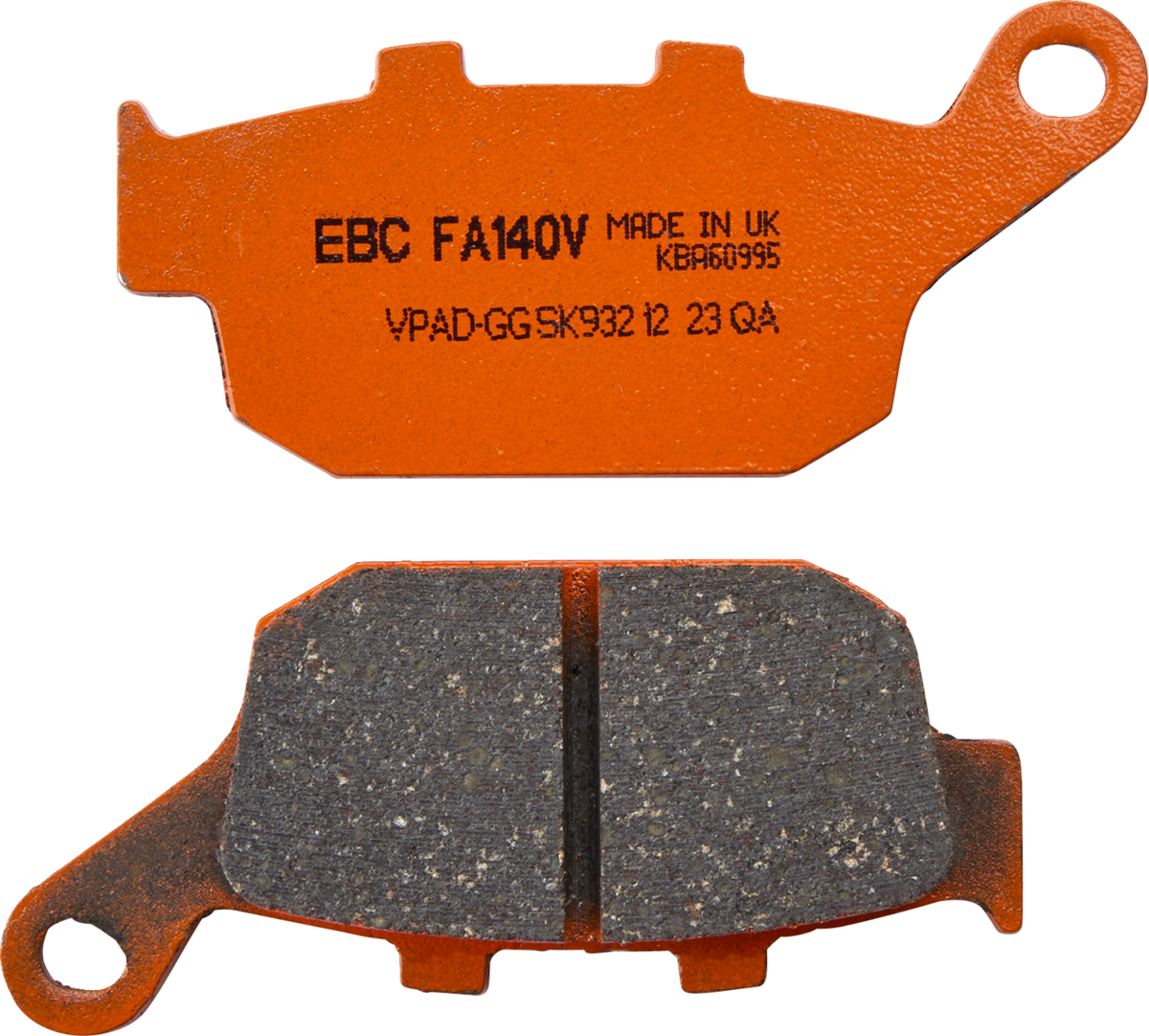 EBC FA-V Series Semi-sintered Rear Brake Pads - FA140V (Triumph / Honda / Buell / Kawasaki / Yamaha 1988–2024)