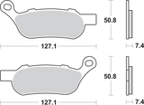 SBS Sintered Rear Brake Pads - 715LS (Kawasaki / Harley-Davidson / Honda 1996–2022)