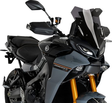 Puig Hi-Tech Parts 21967F Sport Windscreen - Dark Smoke - Yamaha | Street