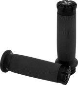 Burly Brand B16-1008TB Hawk Grips - Dual Cable - Black Textured | Street