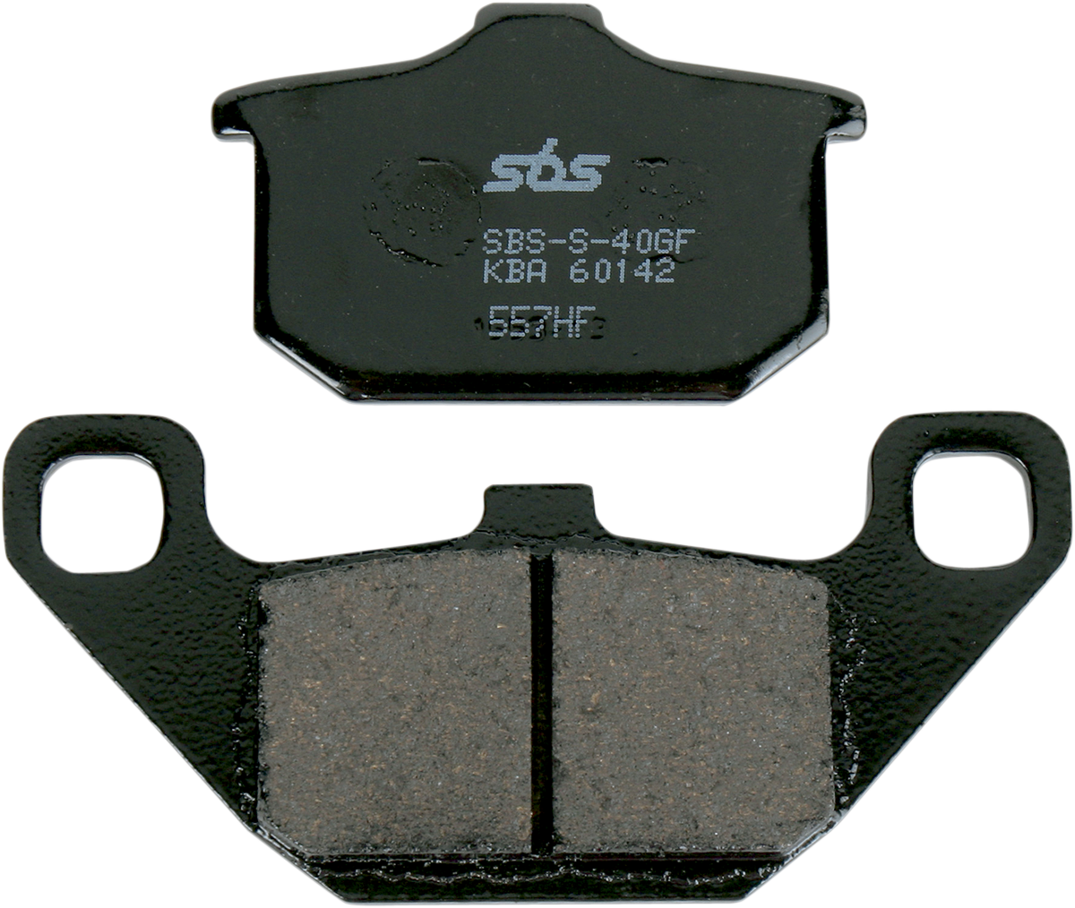 SBS HF Series Organic Base Brake Pads - 557HF (Kawasaki Vulcan 88 / Vulcan 750 / Voyager XII 1983–2006)