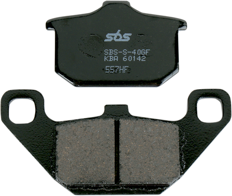 SBS HF Series Organic Base Brake Pads - 557HF (Kawasaki Vulcan 88 / Vulcan 750 / Voyager XII 1983–2006)