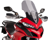 Puig Hi-Tech Parts 7623H Touring Windscreen - 24-1/2" - Smoke - Ducati | Street