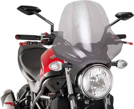 Puig Hi-Tech Parts 5267H New Generation Windscreen - 18-7/8" - Smoke | Street