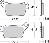 SBS Sintered Rear Brake Pads - 834LS (Suzuki / Kawasaki / Honda / Yamaha 2006–2027)