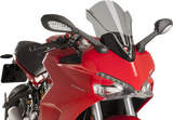 Puig Hi-Tech Parts 9434H Race Windscreen - 16" - Light Smoke - Ducati | Street