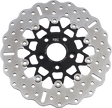 EBC Custom Stainless Steel Rear Brake Rotor - RSD017CBLK (Harley-Davidson 1992–1999)