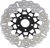 EBC Custom Stainless Steel Rear Brake Rotor - RSD017CBLK (Harley-Davidson 1992–1999)