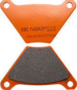 EBC FA-V Series Semi-sintered Brake Pads - FA24/2V (Harley-Davidson FLH Electra Glide / Electra Glide FL / FX Super Glide 1972–1984)