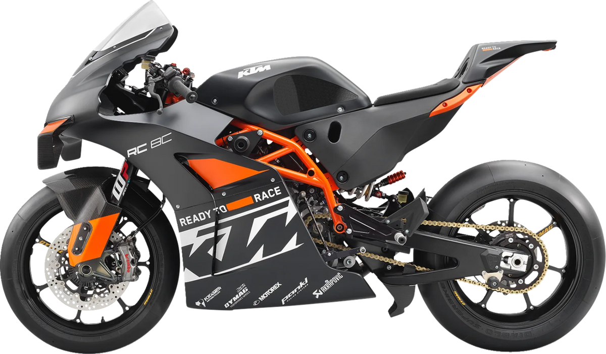 STOMPGRIP 55-14-0197B Tank Grips - Icon - Black - KTM - RC '22-'24 | Street