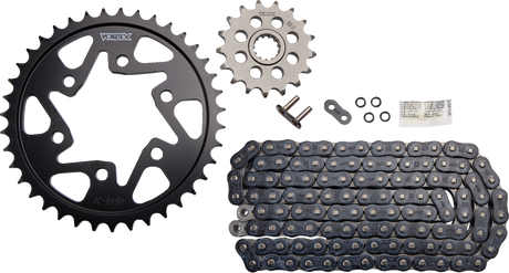 VORTEX CK4146 Chain and Sprocket Kit - WSS - Black - Kawasaki Ninja ZX-10R/RR | Street