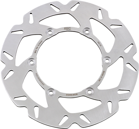 EBC CX Extreme Motocross Brake Rotors, Rear Left - MD6190CX (Yamaha WR250F / YZ250 / YZ450F 2001–2023)
