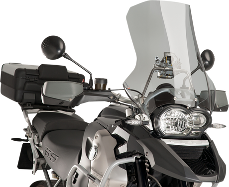 Puig Hi-Tech Parts 4331H Touring Windscreen - 21" - Smoke - R1200GS | Street
