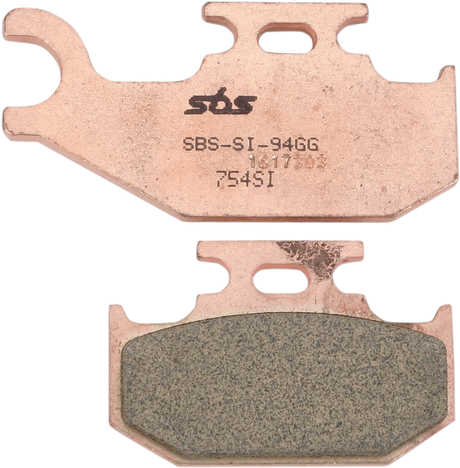 SBS Sintered Brake Pads - 754SI (Can-Am / Yamaha / John Deere 2000–2016)