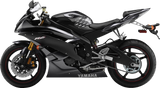 STOMPGRIP 55-10-0005H Tank Grips - Volcano - Clear/Black - Yamaha - YZF '06-'09 | Street