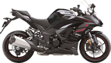 STOMPGRIP 55-14-0178B Tank Grips - Icon - Black - Kawasaki - Ninja '20-'24 | Street