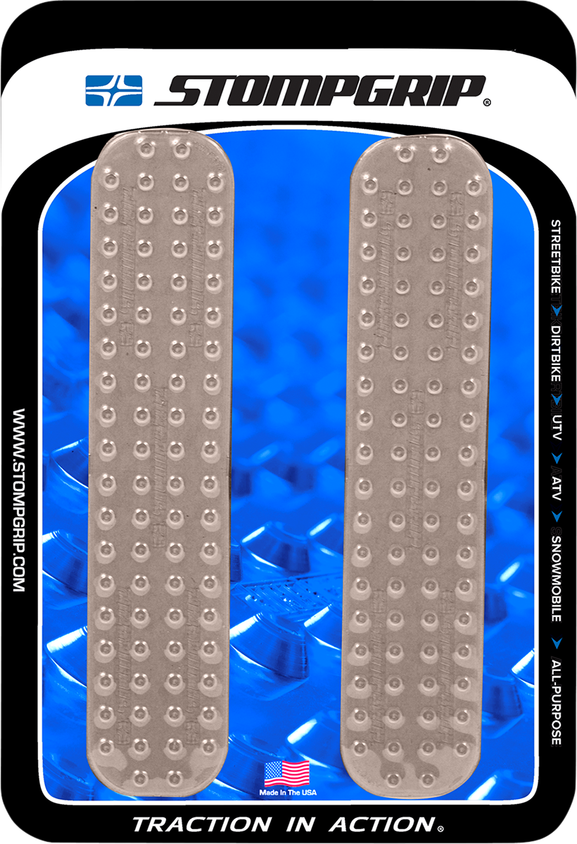 STOMPGRIP 33-10-0003C Grip Tape - Mini Strips - Volcano - Clear | Adventure/Off-Road
