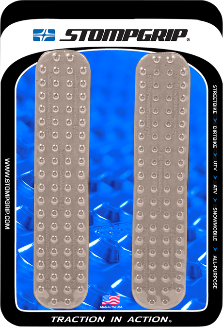 STOMPGRIP 33-10-0003C Grip Tape - Mini Strips - Volcano - Clear | Adventure/Off-Road
