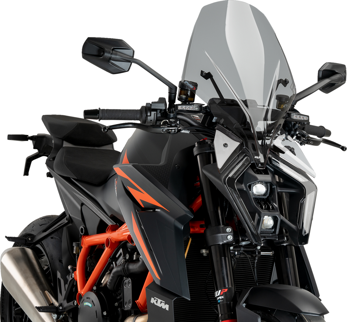 Puig Hi-Tech Parts 21907H New Generation Windscreen - Smoke - 1390 Super Duke | Street