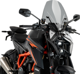 Puig Hi-Tech Parts 21907H New Generation Windscreen - Smoke - 1390 Super Duke | Street