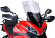 Puig Hi-Tech Parts 5250H Touring Windscreen - 22-1/2" - Smoke - Multistrada 1200 | Street