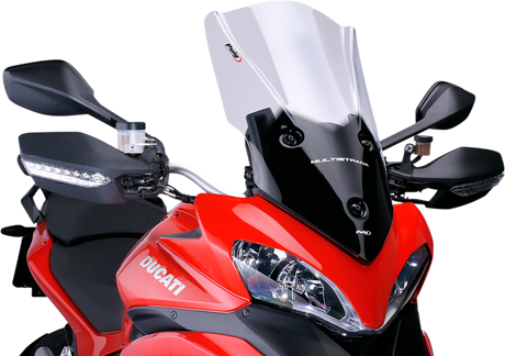 Puig Hi-Tech Parts 5250H Touring Windscreen - 22-1/2" - Smoke - Multistrada 1200 | Street