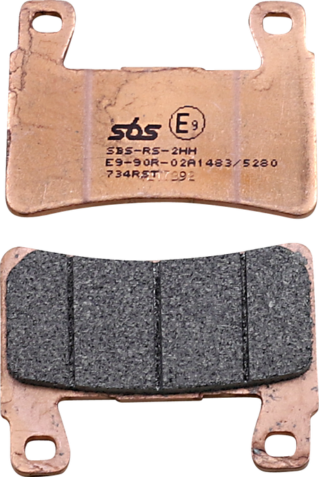 SBS RST Sintered Front Brake Pads - 734RST (Honda RVT1000R RC51 / Hyosung GT650R 1998–2016)