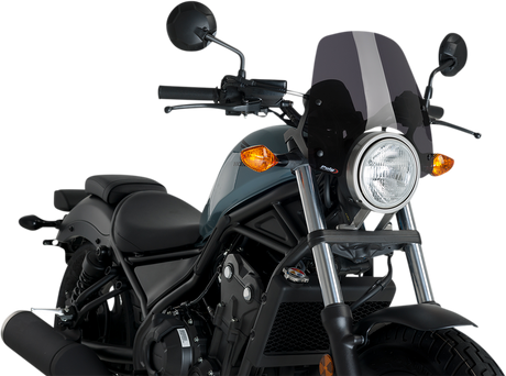 Puig Hi-Tech Parts 3829F New Generation Windscreen - Dark Smoke - Rebel | Street