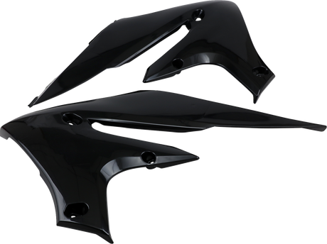 Cycra 1CYC-1784-12 PowerFlow Shrouds - Black - Yamaha - YZ/WR '18-'24 | Off-Road