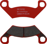 EBC FA-TT Series Semi-sintered Rear Brake Pads - FA742X (Textron Wildcat XX / Arctic Cat Wildcat XX 2019–2022)