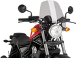 Puig Hi-Tech Parts 9462H New Generation Windscreen - 16-1/2" - Smoke - Rebel 500 | Street