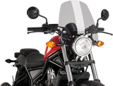 Puig Hi-Tech Parts 9462H New Generation Windscreen - 16-1/2" - Smoke - Rebel 500 | Street