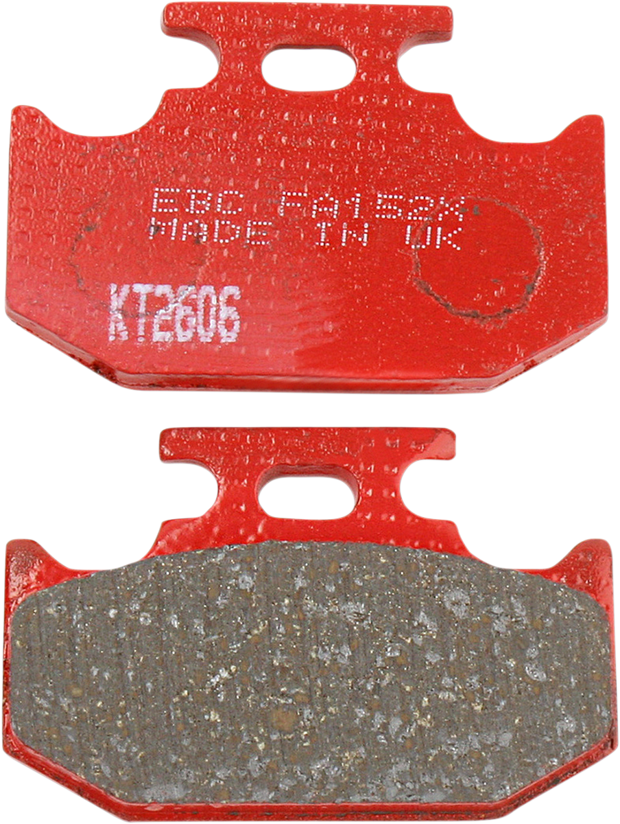 EBC FA-TT Series Semi-sintered Rear Brake Pads - FA152X (Kawasaki / Yamaha / Suzuki 1989–2025)
