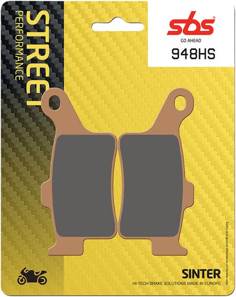 SBS HS Series Sintered Rear Brake Pads - 948HS (Can-Am Spyder RT / Spyder RT (SE6) / Spyder ST 2013–2022)