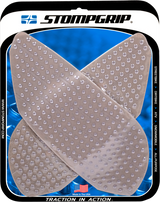 STOMPGRIP 55-10-0077C Tank Grips - Volcano - Clear - Triumph - Daytona/Speed '06-'12 | Street
