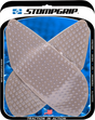STOMPGRIP 55-10-0077C Tank Grips - Volcano - Clear - Triumph - Daytona/Speed '06-'12 | Street