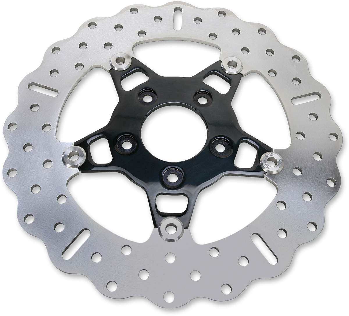 EBC FSD Series Stainless Steel Front Brake Rotor - FSD012CBLK (Harley-Davidson 2000–2014)