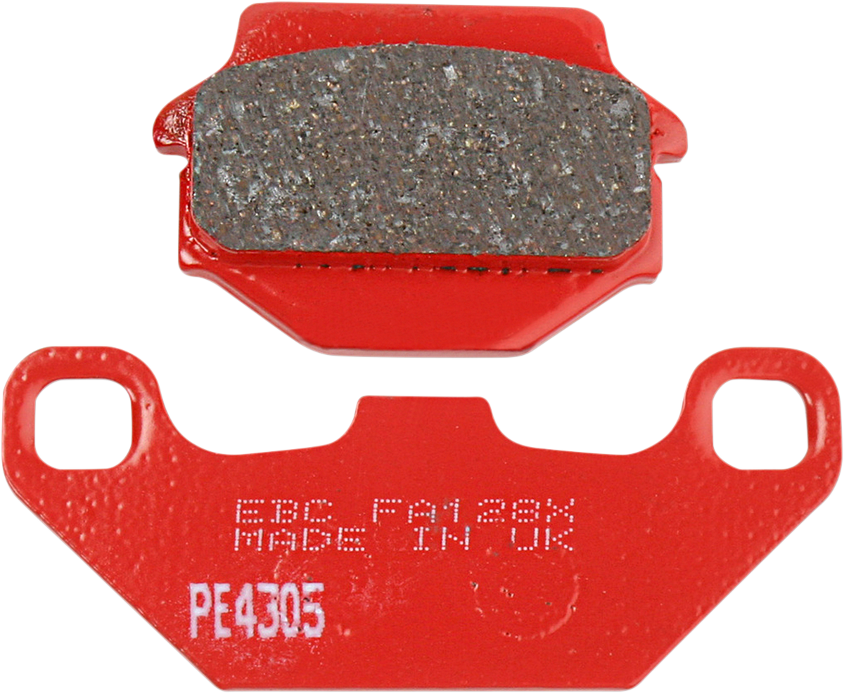 EBC FA-TT Series Semi-sintered Front Brake Pads - FA128X (Suzuki LT-R 250 QuadRacer / Kawasaki KSF250 Mojave 1985–2004)