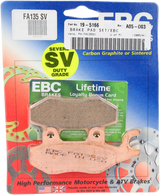 EBC FA-SV Series Sintered Brake Pads - FA135SV (Hisun / Kawasaki / Can-Am / Massimo / Bennche / Yamaha 1989–2024)