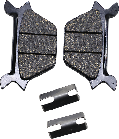 SBS Organic Base Rear Brake Pads - 669H.HF (Harley-Davidson FLSTC Heritage Softail Classic / FXSTC Softail Custom / FXSTS Springer Softail 1987–1999)