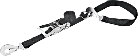 Powertye Mfg. 35282 Tie-Down Axle Strap - 2" - Black | ATV/UTV/Off-Road
