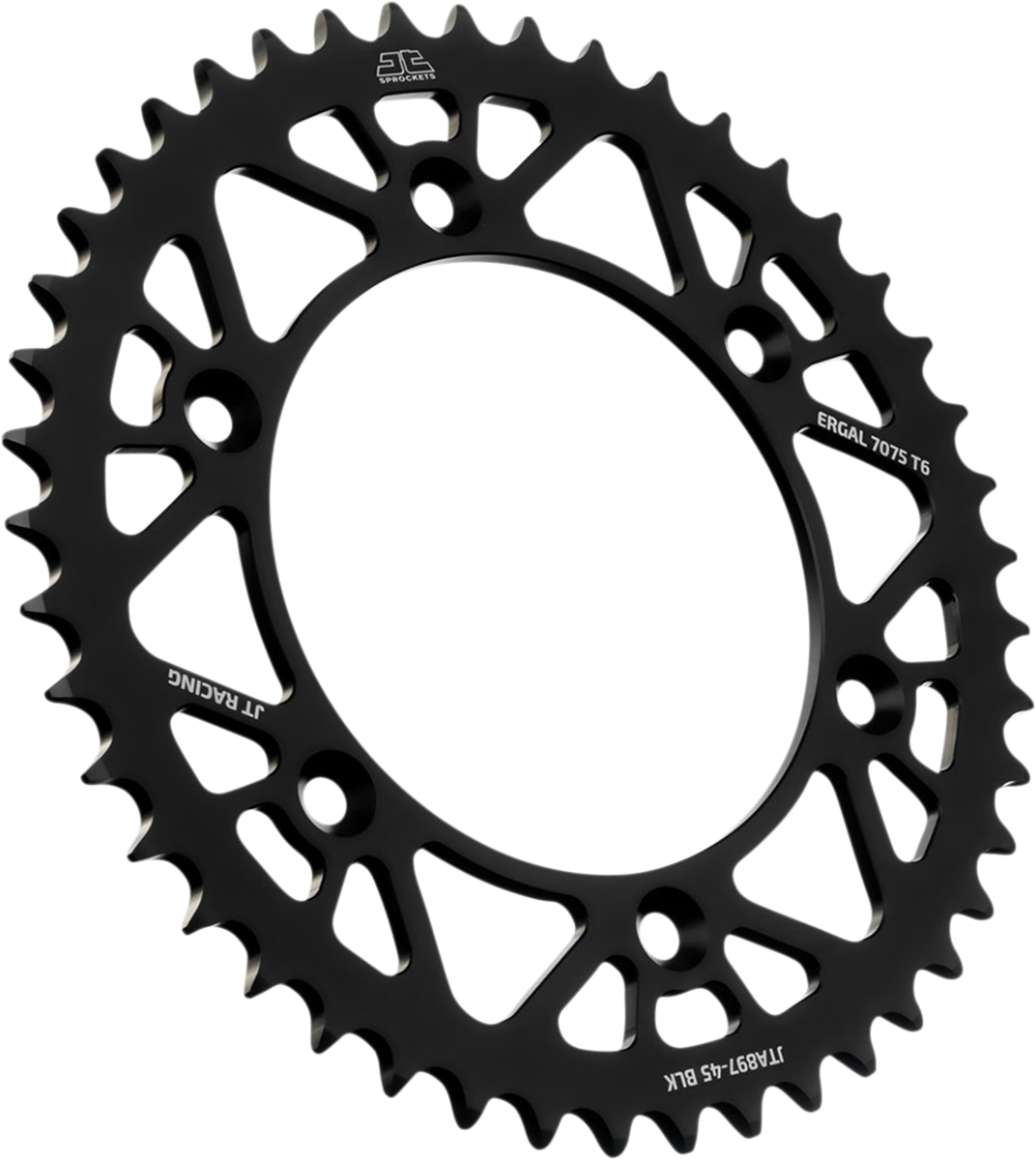 JT SPROCKETS JTA897.45BLK Rear Sprocket - Black - 45 Tooth | Adventure/Off-Road