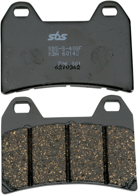 SBS HF Series Organic Base Brake Pads - 706HF (Ducati / Moto Guzzi / Victory / KTM / Aprilia / BMW 1993–2024)