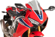 Puig Hi-Tech Parts 9407H Race Windscreen - 13" - Smoke - Honda | Street