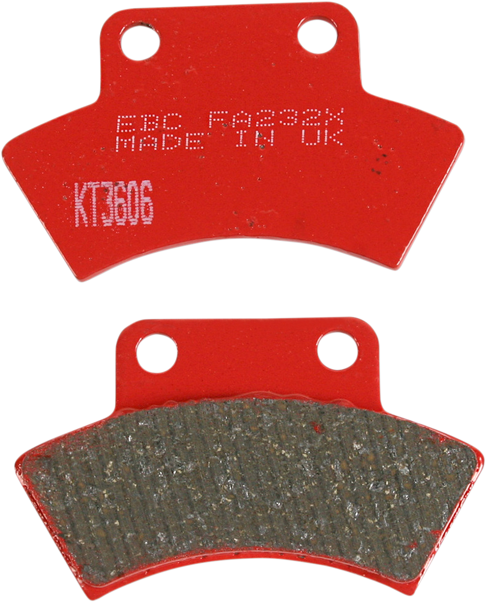 EBC FA-TT Series Semi-sintered Brake Pads - FA232X (Polaris Trail Blazer 250 / CFMOTO CFORCE 400 1987–2024)
