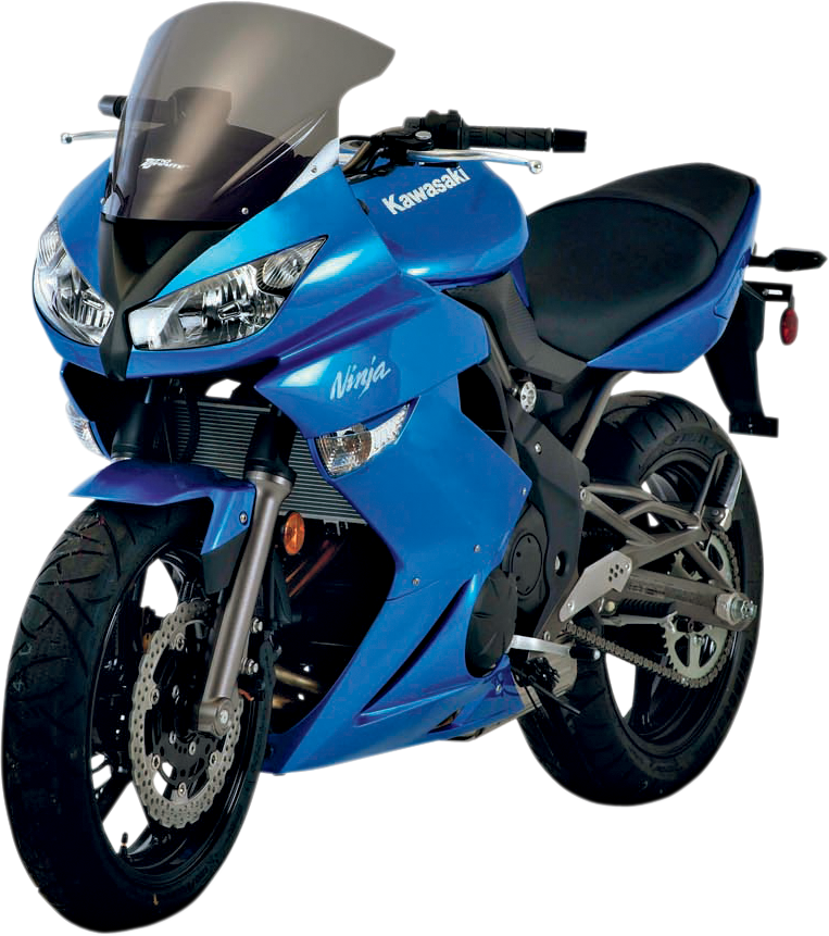 Zero Gravity 20-204-02 SR Windscreen - Smoke - '09-'11 Ninja 650R | Street