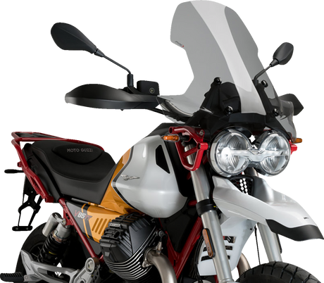 Puig Hi-Tech Parts 21176H Touring Windscreen - 22-7/8" - Smoke - Moto Guzzi | Street